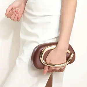 Vintage Metal Box Evening Bag Clutch Purse,Bridal Wedding Party Handbag, Women's Chain Shoulder Crossbody Bag For Teen Girls College Students,Rookies & White-Collar Workers Perfect For Work ,Business,Outings,For Party,Wedding,Prom,Dinner Bag
