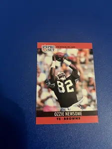 Ozzie Newsome, 1990 Pro Set, #75, Cleveland Browns