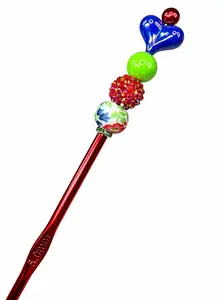 Crochet with Yvette Handmade Beaded Crochet Hooks | Signature Decorative Sparkle Hooks | Limited Designs