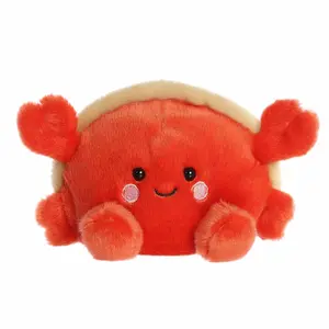 Palm Pals Adorable Tide Hermit Crab 5 inch Red Mini Soft Plush Collectable Stuffed Animal