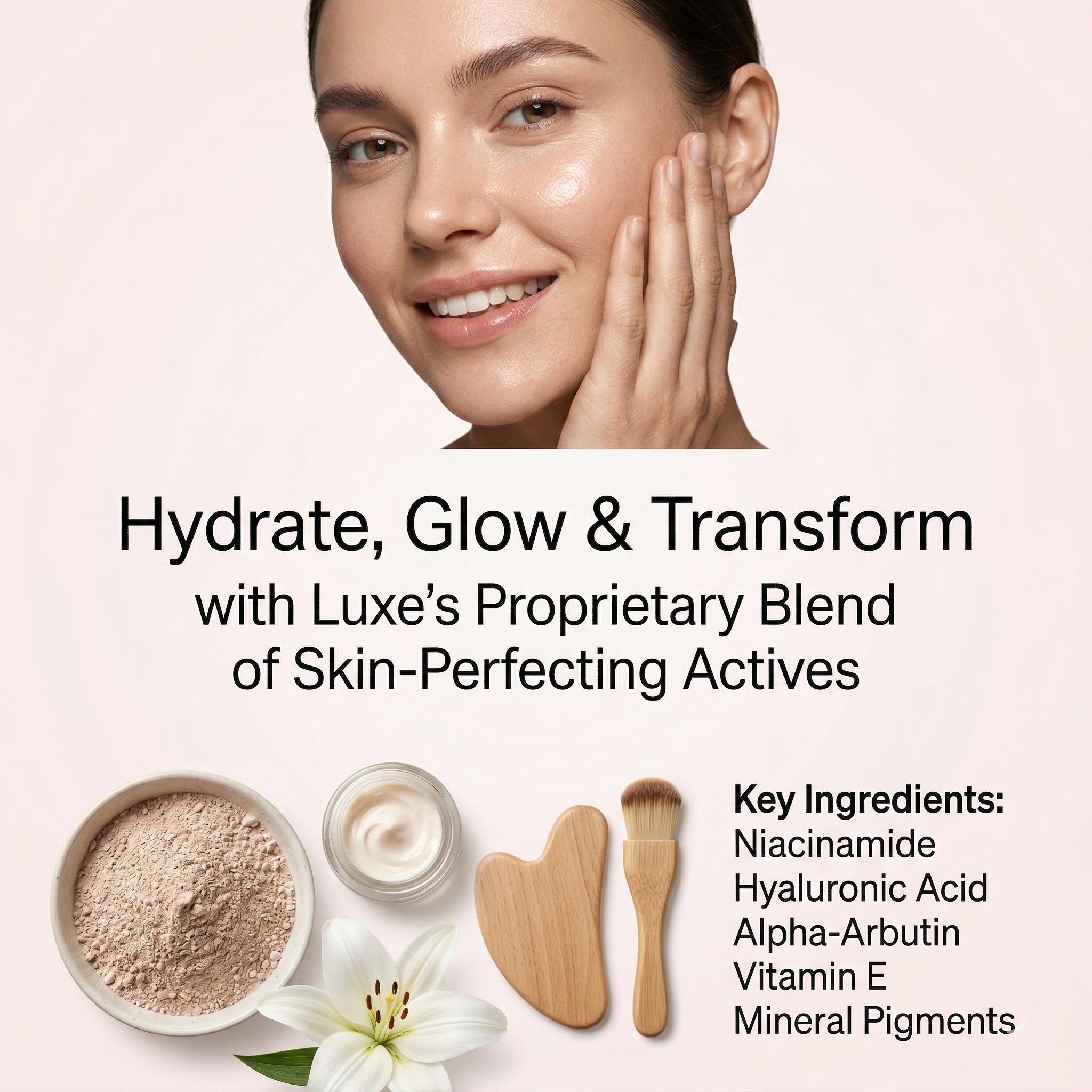 Color Changing Foundation for Women – Instantly Adapts to Your Skin Tone – Buildable Light-to-Medium, Medium Dark-to-Dark, Coverage – 12-Hour Wear – Natural Dewy Finish