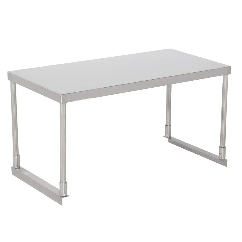 Hakka Brothers 14"x36" Commercial Stainless Steel Single Deck Overshelf, NSF-Certified Prep Shelf for Restaurants & Commercial Kitchens