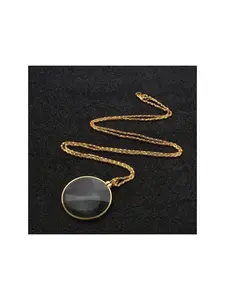 2 magnifying glasses, sweater chain jewelry magnifying glass, neck magnifying pendant, 10x magnification effect fashionable magnifying glass, magnified font Mother's Day gift