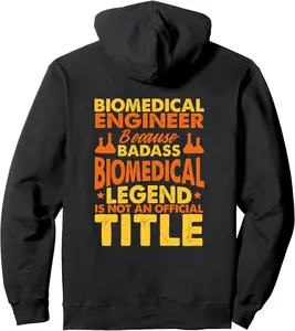 Biomedical Engineering Microscope Men Biomedical Engineer Pullover Hoodie 3