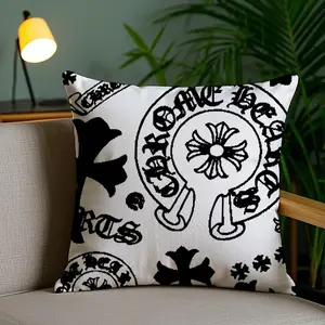 Brand Crossings Cushion Cover Soft Short Plush Fabric Double-Sided Print Organic Breathable Sofa Pillow Case, Home Machine Washable in Warm Winter Perfect for Home Decor Home Child Gift