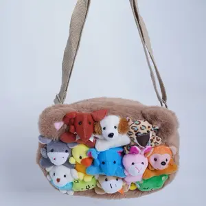 Mini Plush Crossbody Purse for Kids, Perfect for Playdates