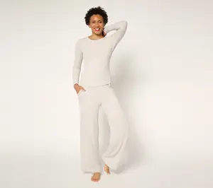 Barefoot Dreams Petite MC Ultra Soft Rib Patch Pocket Pant