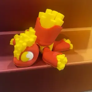 Flexi Fry Turtle - slight layer shift new fidgets fun stress