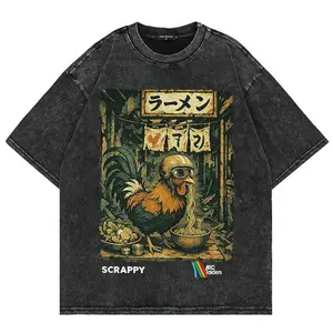 Vibe Street valentine shirts 100% Cotton Vintage Washed ARC Raiders T Shirt Fashion Men/Women Cartoon Video Game 2Scrappy Oversize Loose Acid Wash Tees Shirts