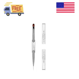 1Pcs Dual Ended Hard Gel Nail Brushes for Builder Gel&Polygel