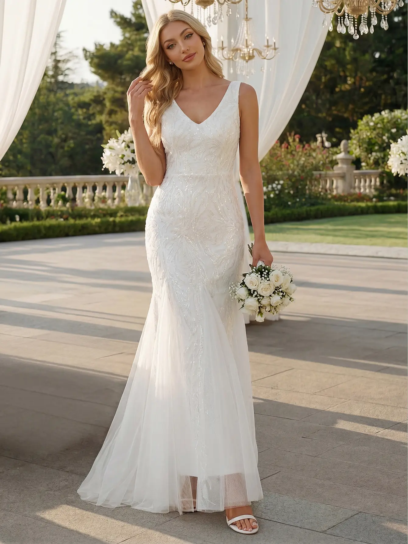 beaded wedding dresses - TikTok Shop