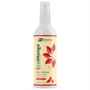 Vet Organics  - EcoMange Mange Relief for Dogs & Cats – 8 Oz. Cat & Dog Itch Relief, Sarcoptic & Demodectic Mite Spray – Herbal Extract & Essential Oil Itch Relief for Dogs – Natural Cat & Dog Spray