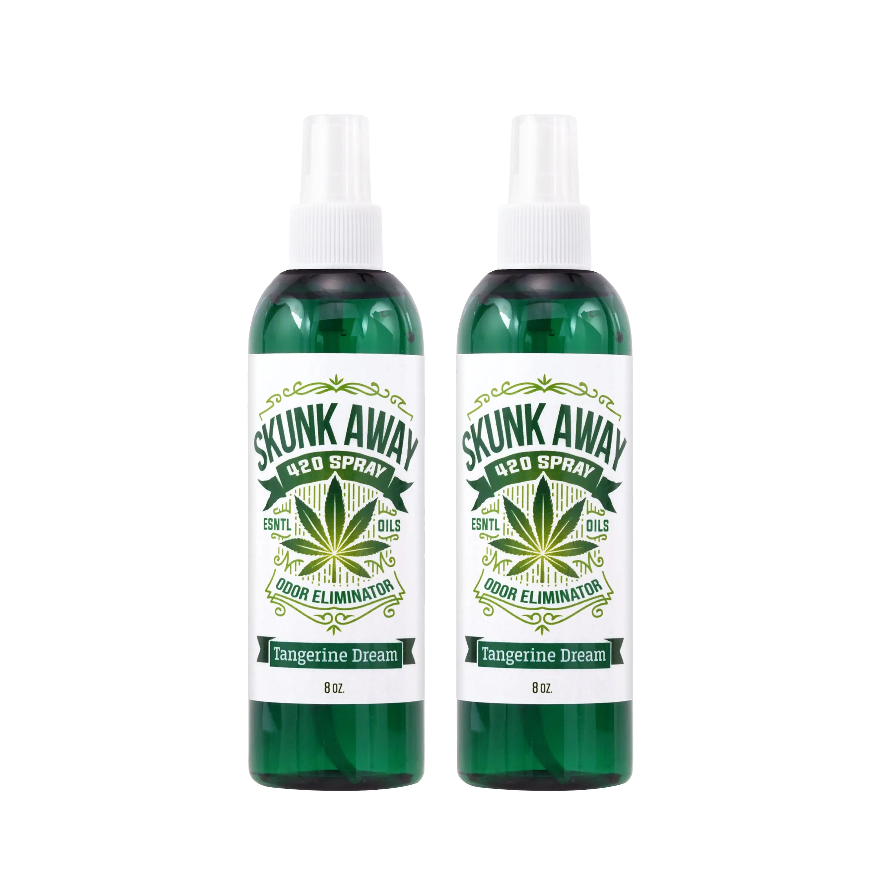 2 Pack 8oz Tangerine Dream Smoke Odor Eliminator Spray