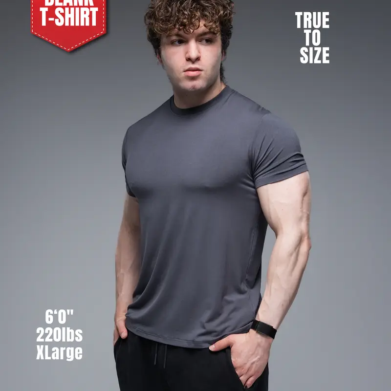 EKKO Rayon Fitted Blank T-Shirt