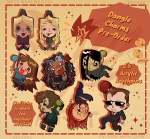PRE-ORDER KAWAIIKLOK Acrylic Keychains - Hanging (fanwork)
