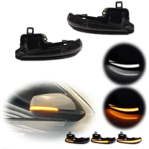 2pcs For 2019 2020 2021 RAV4, 2016 2017 2018 2019 2020 2021 Tacoma Smoke Side Mirror lamps Switchback LED DRL Signal Lights,Replace OEM 8174058010 8173058010