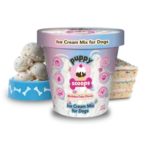 Puppy Scoops Ice Cream Mix for Dogs, Grain-Free, Lactose-Free, All-Natural Ingredients!