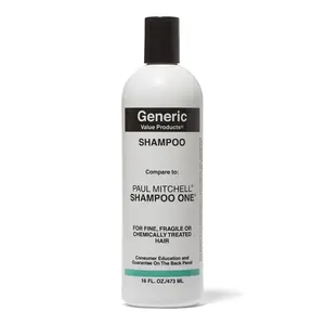 Generic Value Products Shampoo for Fragile, Chemically Treated Hair, Enhances Shine, Improves Manageability, 16 Oz