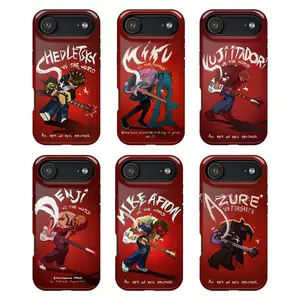 Red Character Phone Case, Shedletsky Blame John Roblox Forsaken, Miku, Yuji Itadori, Denji, Mike Afton, Azure Phone Cover Phone Case For iPhone 11 12 13 14 15 16 17 Air / Pro/ Pro Max Tough Case
