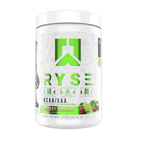 RYSE BCAA EAA Powder - 5g Branched Chain Amino Acids, 3g Essential Aminos, Sugar-Free Electrolytes Energy Supplement - 30 Servings