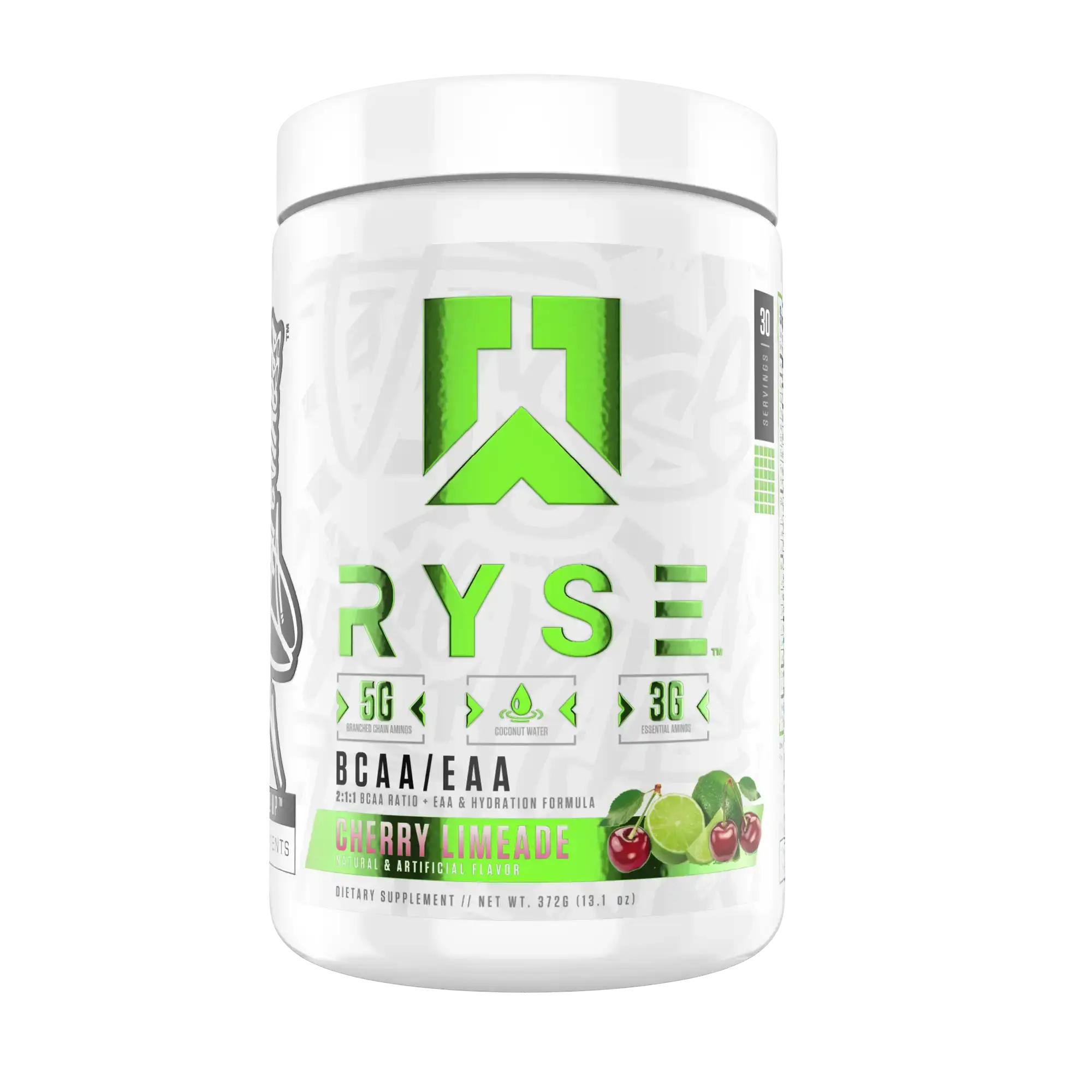 RYSE BCAA EAA Powder - 5g Branched Chain Amino Acids, 3g Essential Aminos, Sugar-Free Electrolytes Energy Supplement - 30 Servings