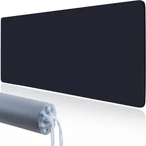 Large Gaming  Pads, XL 31.5 x 11.8In Computer Desk Matt for Desktop Keyboard and  Office Desk Pad Protector Mats, Black Mousepads Keyboard Mats Pad, Anti-Slip Rubber Base