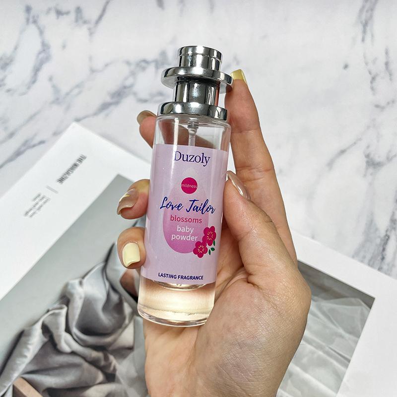 Duzoly Women's 35ml  Perfume Powder - 1 Box for Daily Wear, Fashion, Party & Valentine's Day Gift Pink Rose