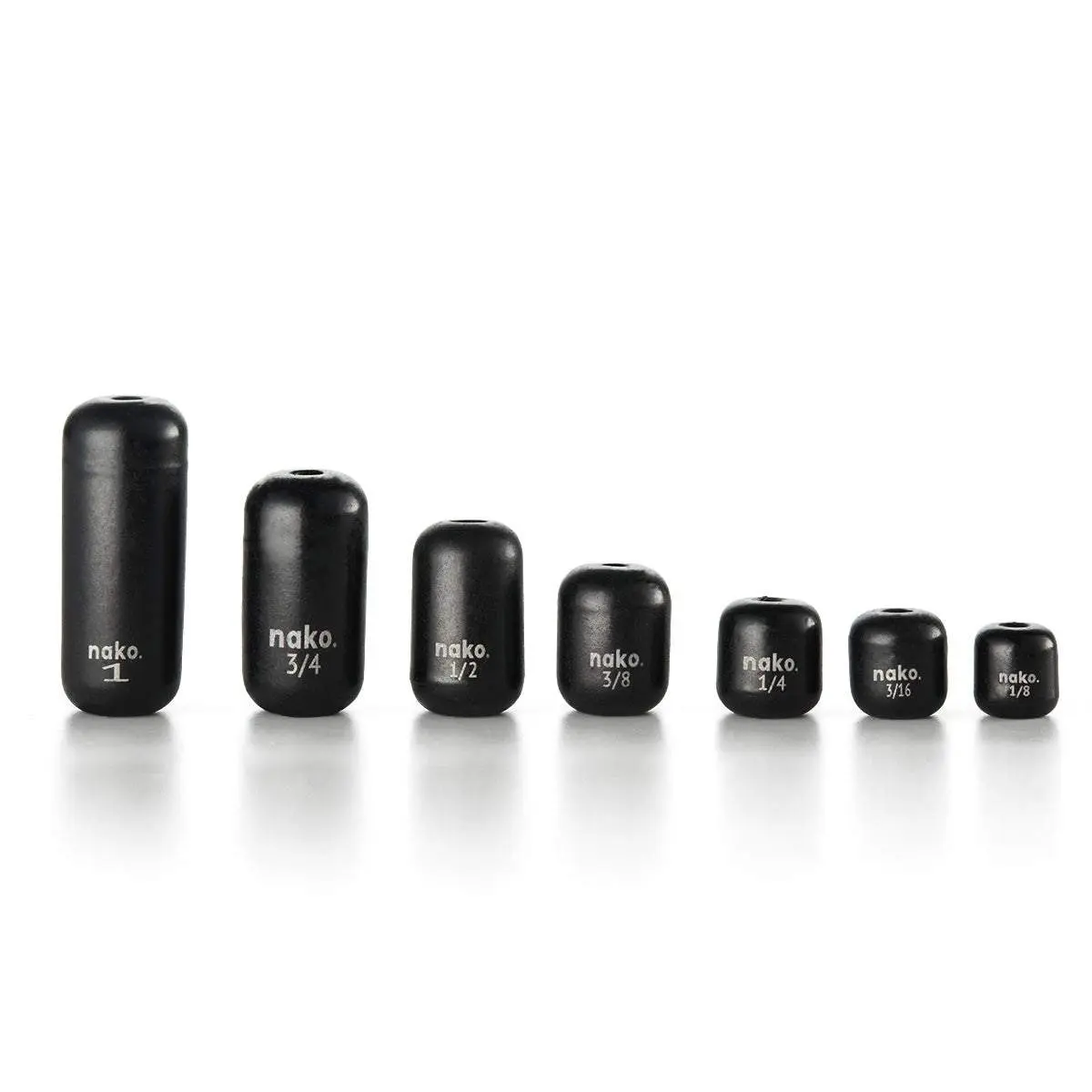 Nako 200% Sensitive Tungsten Barrel Weights 5 Pack | Eco-Friendly & Durable | No Chip or Fade | Diamond Polished | 5 Sizes Available