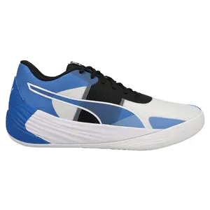PUMA Mens Fusion Nitro Team Basketball Sneakers Shoes - White