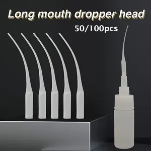 High Precision Liquid Dispensing Head with Extension Adapter, Micro Dispensing Nozzle, Anti-Side Leakage, No Waste Glue, Quick-Drying Adhesive Guide Tube, Suitable for: Instant Glue, Suitable Scenarios: Industrial Maintenance/Electronic Packaging/Mod