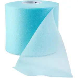 Pre Wrap 30 Yard Roll Athletic Foam Tape Underwrap for Ankles Wrists Knees Elbows Hair (Aqua)