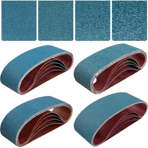 3x21 Inch Belt Sander Sanding Belts Kit 20 count (5 Each of 40/60/80/120 Grits), Zirconia Belt Sander Paper Sanding Belts for , Metal, , and Furniture, 20-Pack
