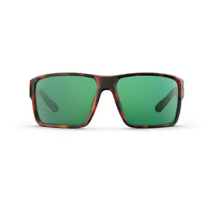 Rheos Hatteras Full Coverage Rectangular Wraparound Sunglasses with Micro Air Vents & UV Polarized Nylon Optics for Maximum Protection