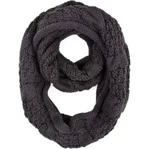Winter Thick Infinity Twist  Knit Scarf - Diff Colors Avail.