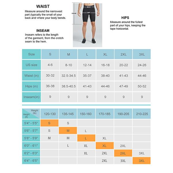 baleaf Men's Padded Bike Shorts Cycling Tights Road Bicycle MTB Accessories Pockets UPF 50+