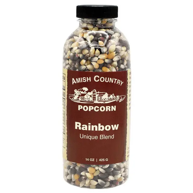 Amish Country Rainbow Popcorn, 14 oz. Bottle