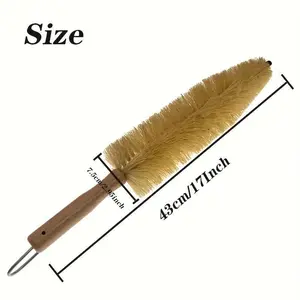 1pc 40.64cm Wire Wheel Brush, Car Detailing Brush for Spokes, Wheels, Engines Wheel Spoke Brush for Rims & Wheels - Cone Shape for Cleaning Crevices & Hard-to-Reach Areas, Chemical Resistant, Safe on All Finishes