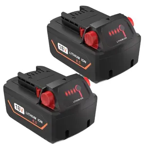 2/4/6 Pack 6.5Ah ΛΛ18 Batteries for Milwaukee ΛΛ18 Battery Lithium High Output 48-11-1850 48-11-1862 48-11-1840 48-11-1828 48-11-1815 for Mil-waukee ΛΛ18 Tools