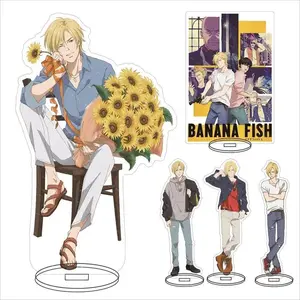 BANANA FISH Acrylic Stand Figure Model Plate Holder Cake Topper Anime Cartoon Characters Desk Decor Gift Fans Collection