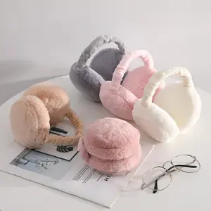 New foldable cycling warm earmuffs, stylish ear warmers/earmuffs/ear covers for women and men, suitable for winter.