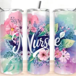 Nurse | 20oz sublimation tumbler transfer print out tumblers