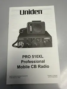 Uniden Owners Manual for Pro510Xl