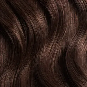 Chocolate Brown Clip-In Curtain Bangs