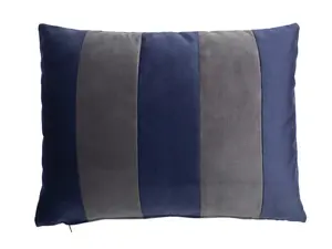 The Striped Pillow - Indigo Ash