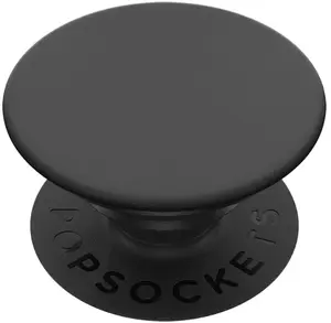 Phone Grip with Expanding Kickstand, Adhesive Grip - Black