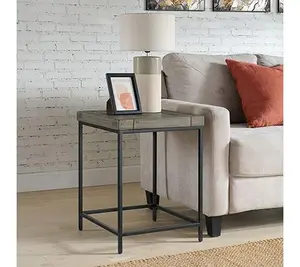 Lavish Home End Table Industrial Modern Side Table