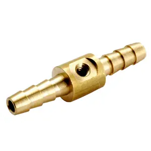 zOdor & Dust Contol Barbed T Connector Brass