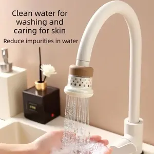 3PCS Multi-Layer Tap Water Filter, Minimalist Faucet Purifier with Splash Guard for Kitchen Daily Use