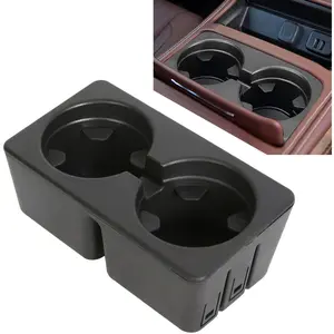 Cup Holder Compatible with 2007-2014 Chevy Silverado Avalanche Tahoe Sierra Suburban Yukon, Replacement for 19154712 Center Console Beverage Drink Insert