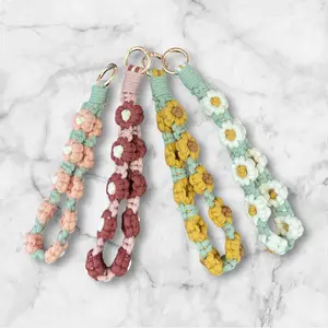 Boho Macrame Wristlet